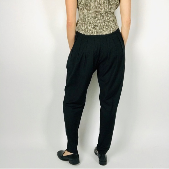 FRENCH CONNECTION Black Pleated relaxed trousers - Picture 4 of 6